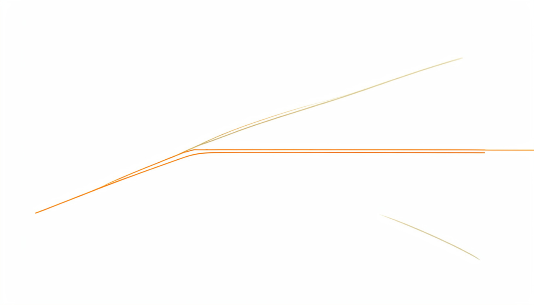 A simple line drawing of a starting line on a track, rendered in muted charcoal and gold tones