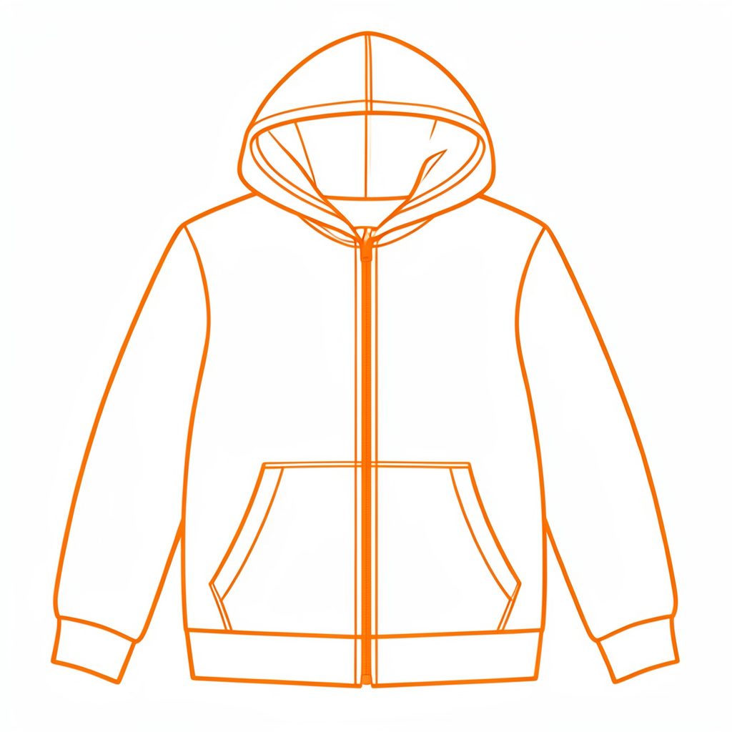 Full-zip hoody junior